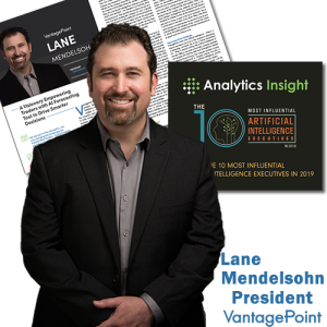 Vantagepoint President Lane Mendelsohn named Top 10 Most Influential AI Execs