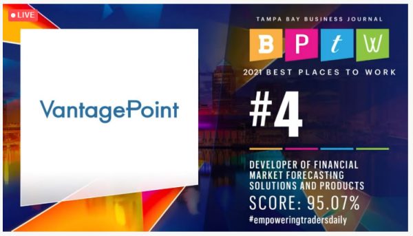 Vantagepoint AI wins again for its workplace culture in the Large Business category.